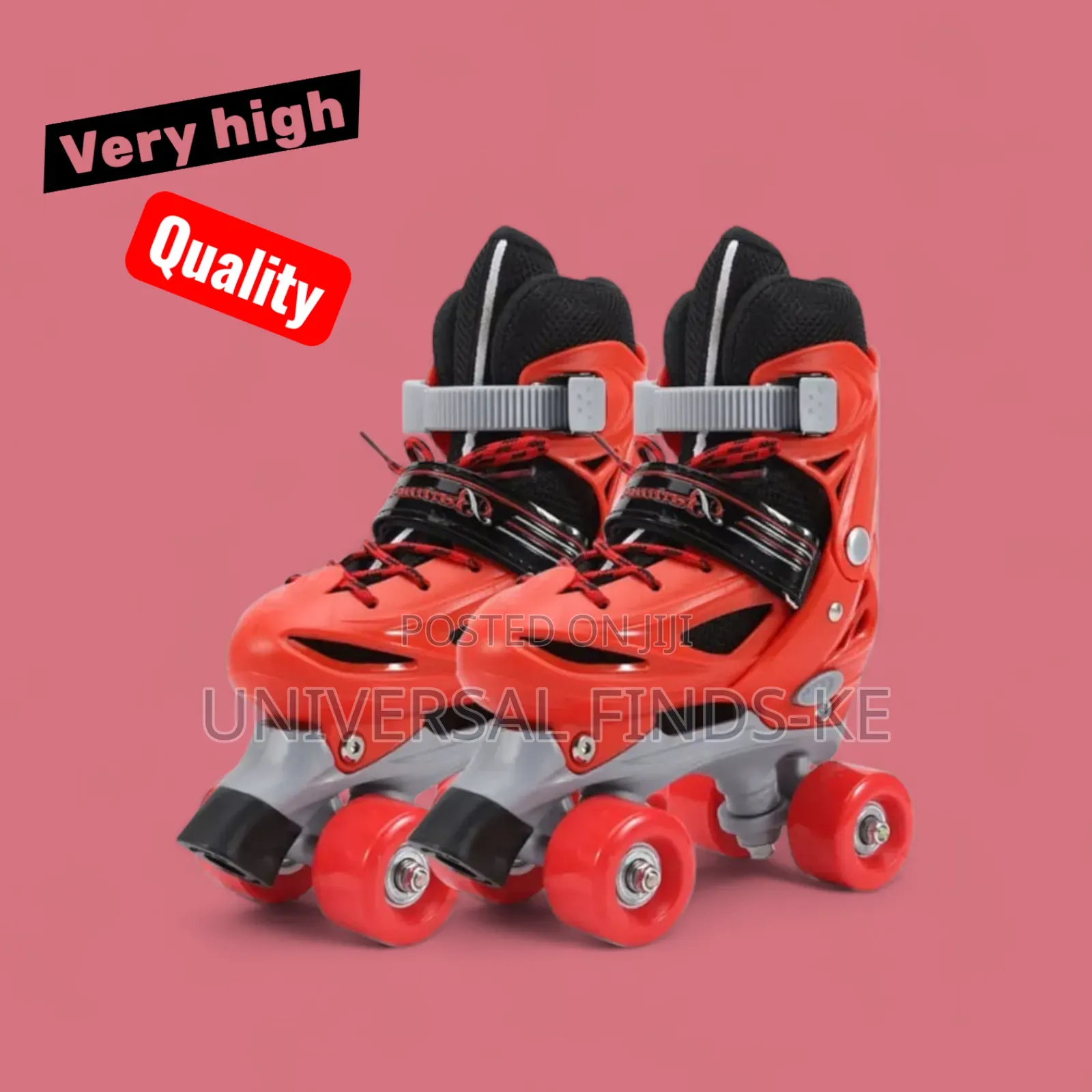 Red Quad Skating Shoes Size 31 - 42