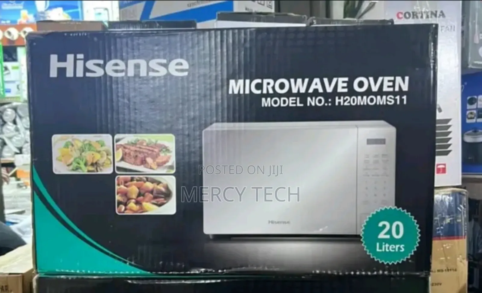 Hisense 20 Litres Silver Microwave