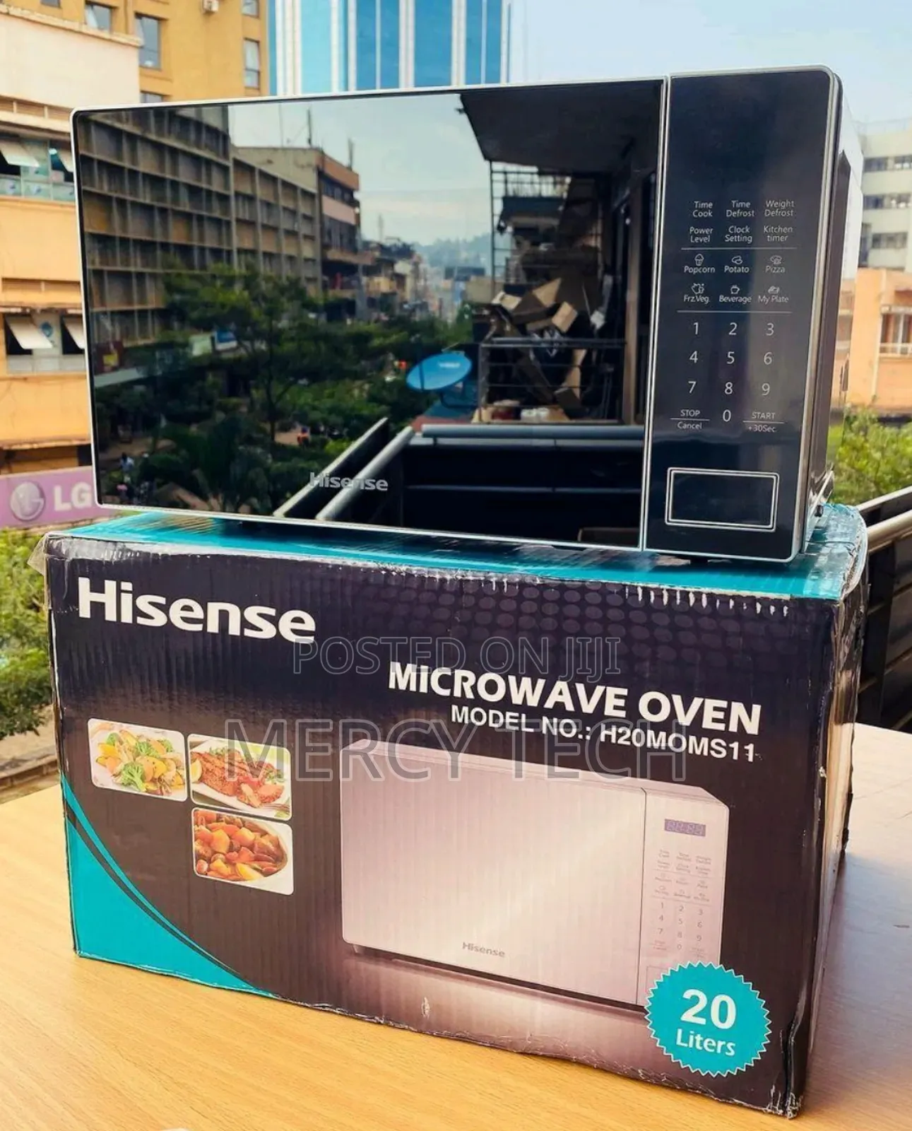 Hisense 20litres Silver Digital Microwave