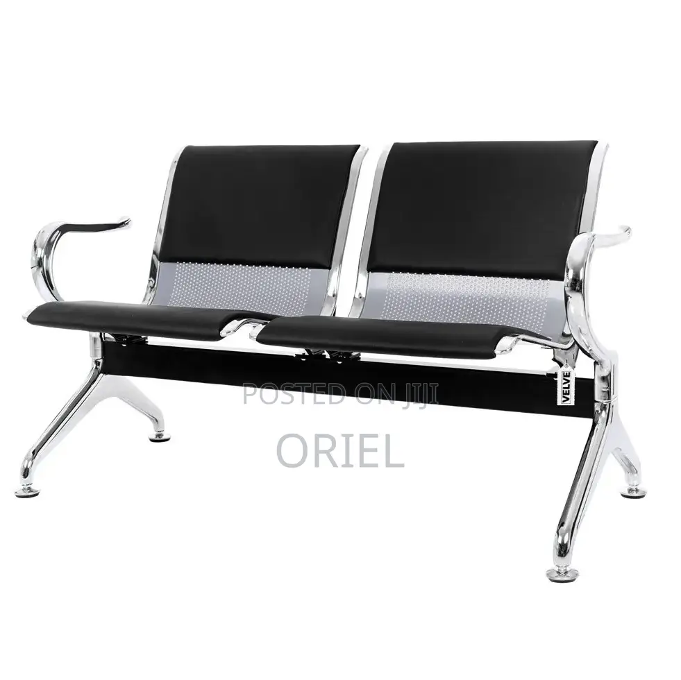 Reception Benches:- Padded 2 Seater Reception Waiting Bench