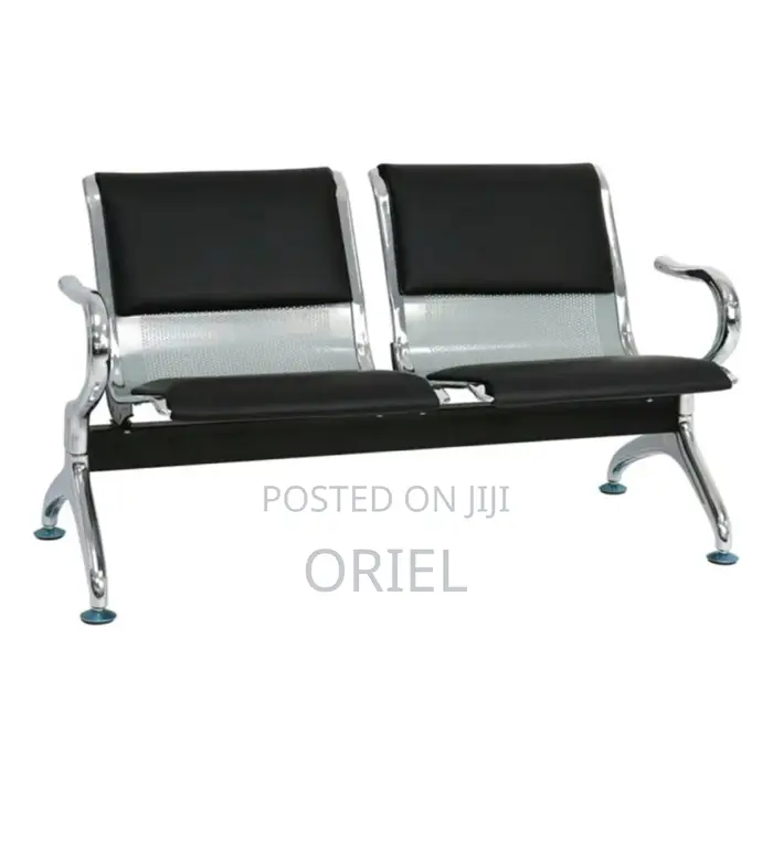 Reception Benches:- Padded 2 Seater Reception Waiting Bench
