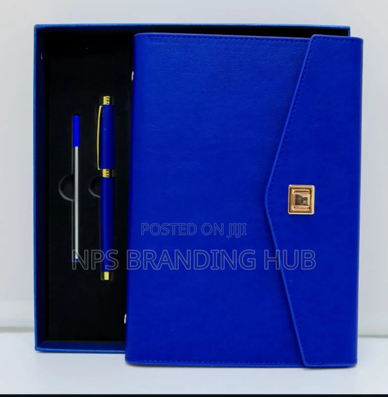 Executive Gift Set a Leather Notebook a Matching Pen.