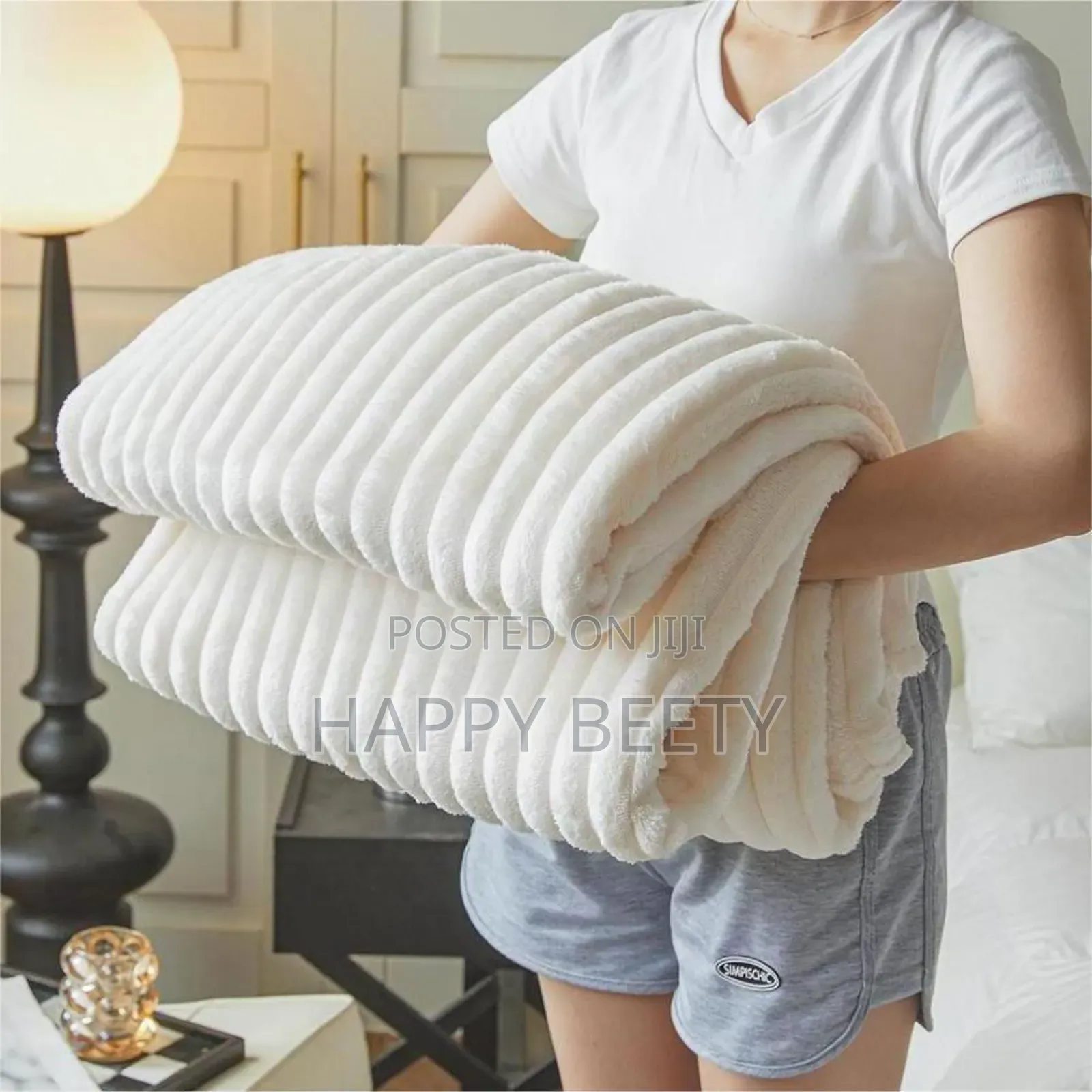 Fluffy Coral Velvet Throw Blanket
