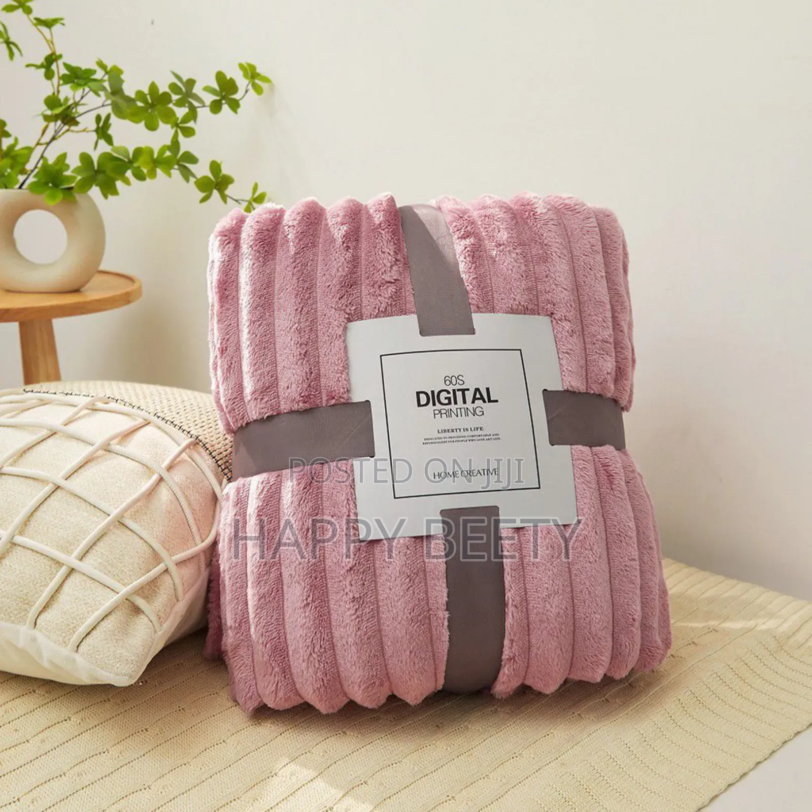 Fluffy Coral Velvet Throw Blanket