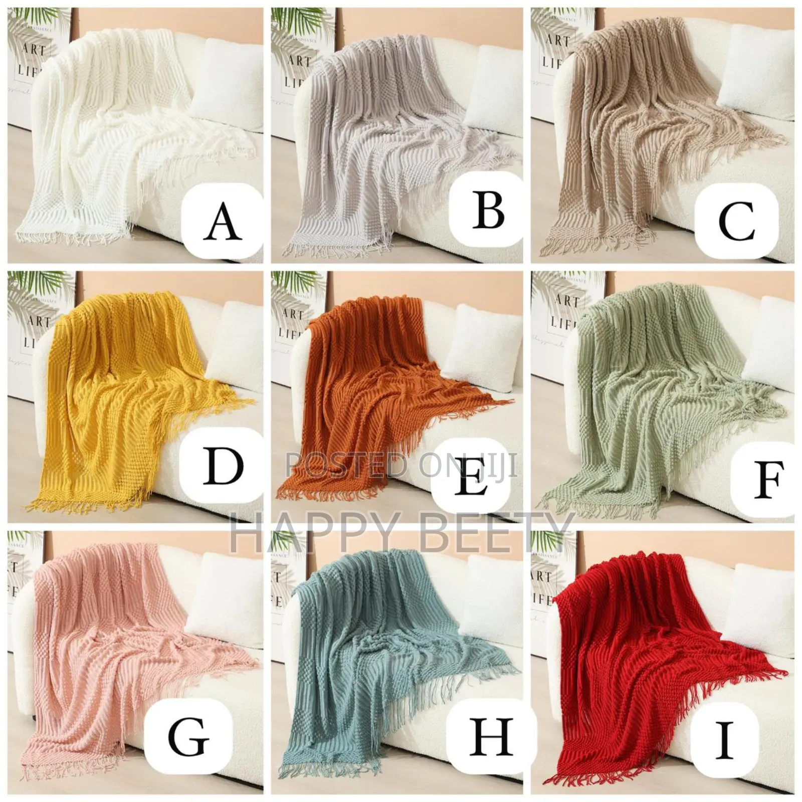 Nordic Style Sofa Throw Blanket