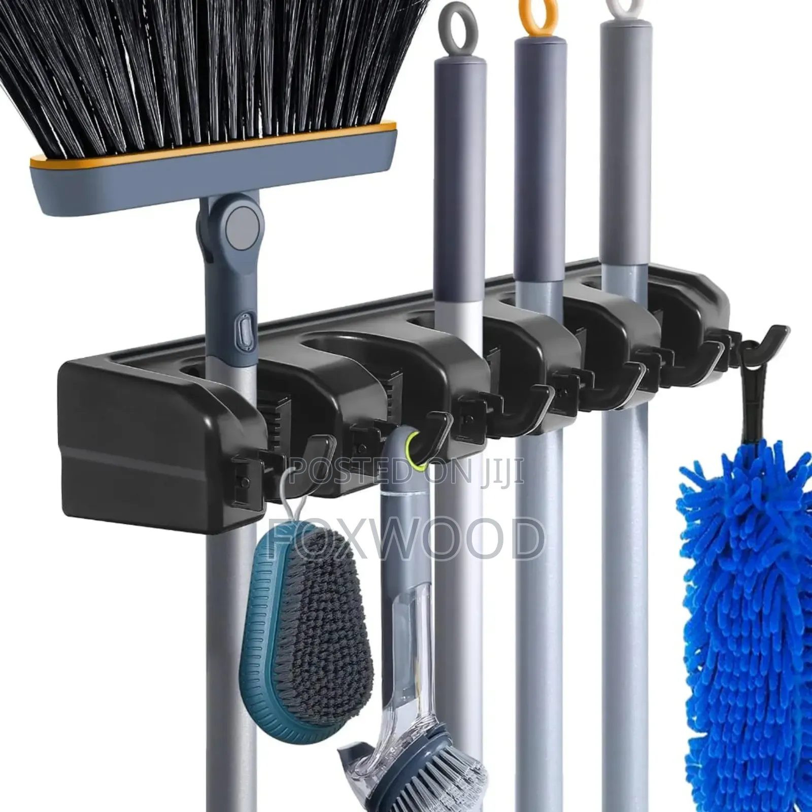 Broom Mop Holder Tidy Organizer, Wall Mounted