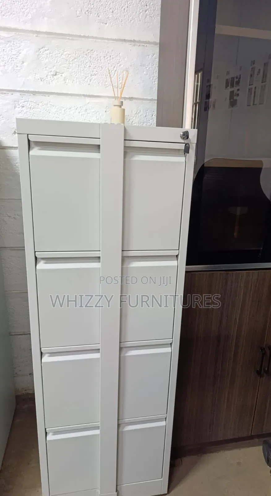 Strong Steel Office Filing Cabinet With Locking Bar