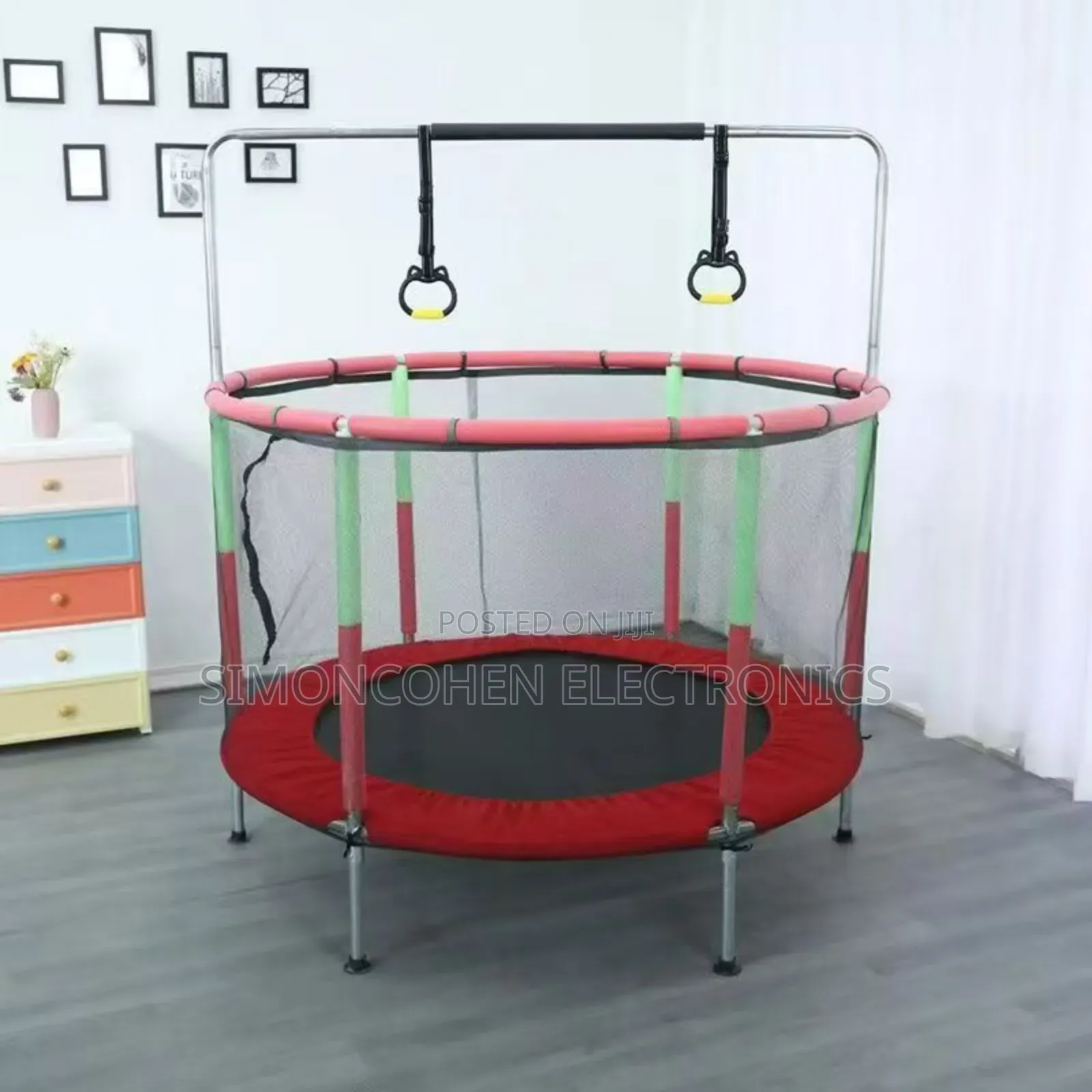 4ft Trampoline for Kids With Safety Enclosure