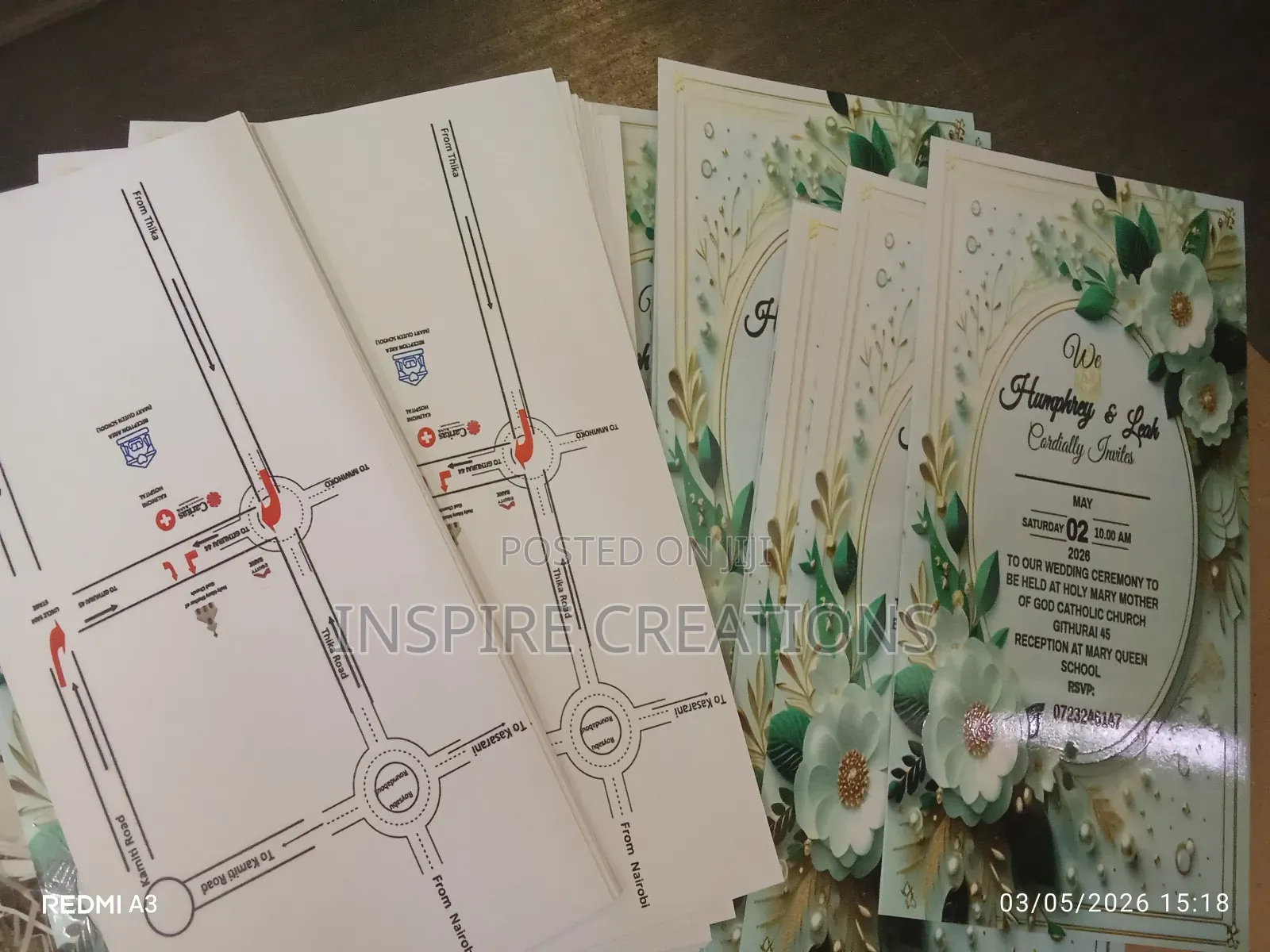 Simple but Classy Wedding Cards Printing ,✓