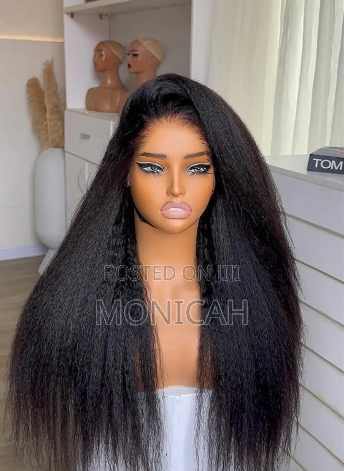 Natural Kinky Lace Wig