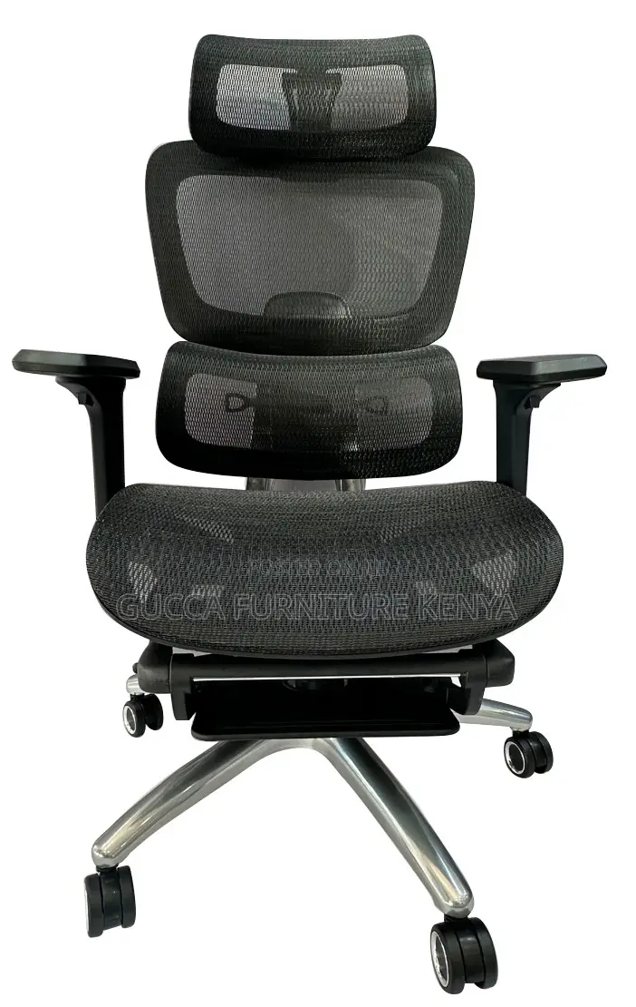Executive Orthopedic Full Mesh Seat With Footrest