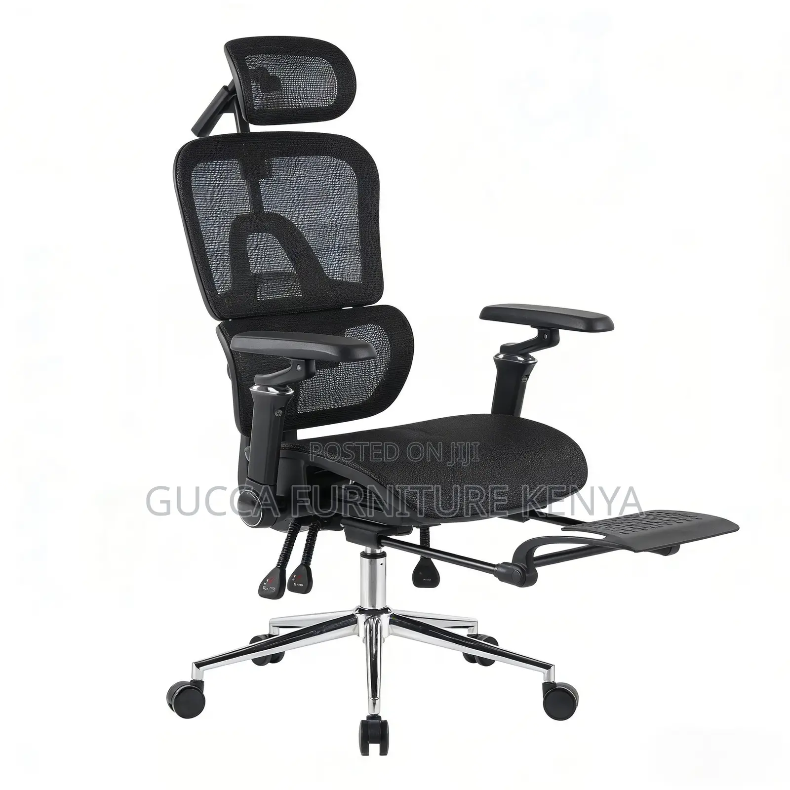 Executive Orthopedic Full Mesh Seat With Footrest