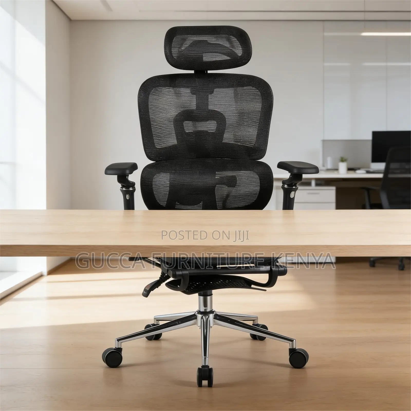 Executive Orthopedic Full Mesh Seat With Footrest