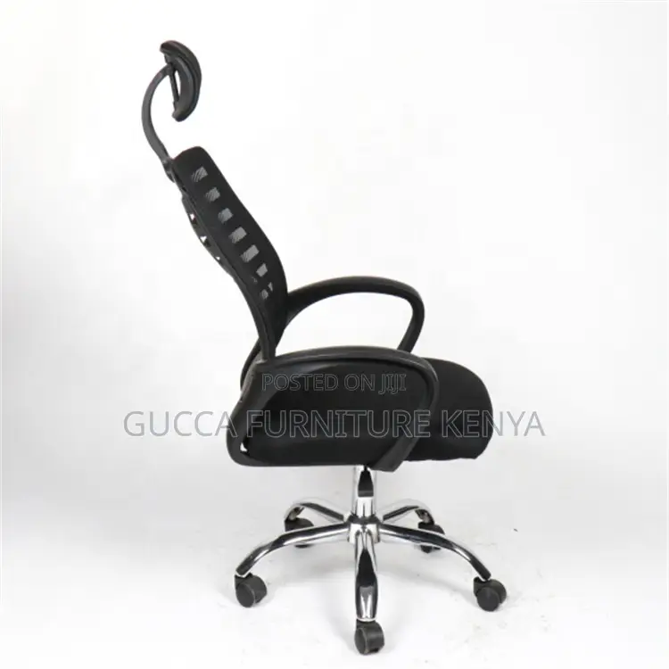 Swivel Mesh High-Back Headrest Study Chair