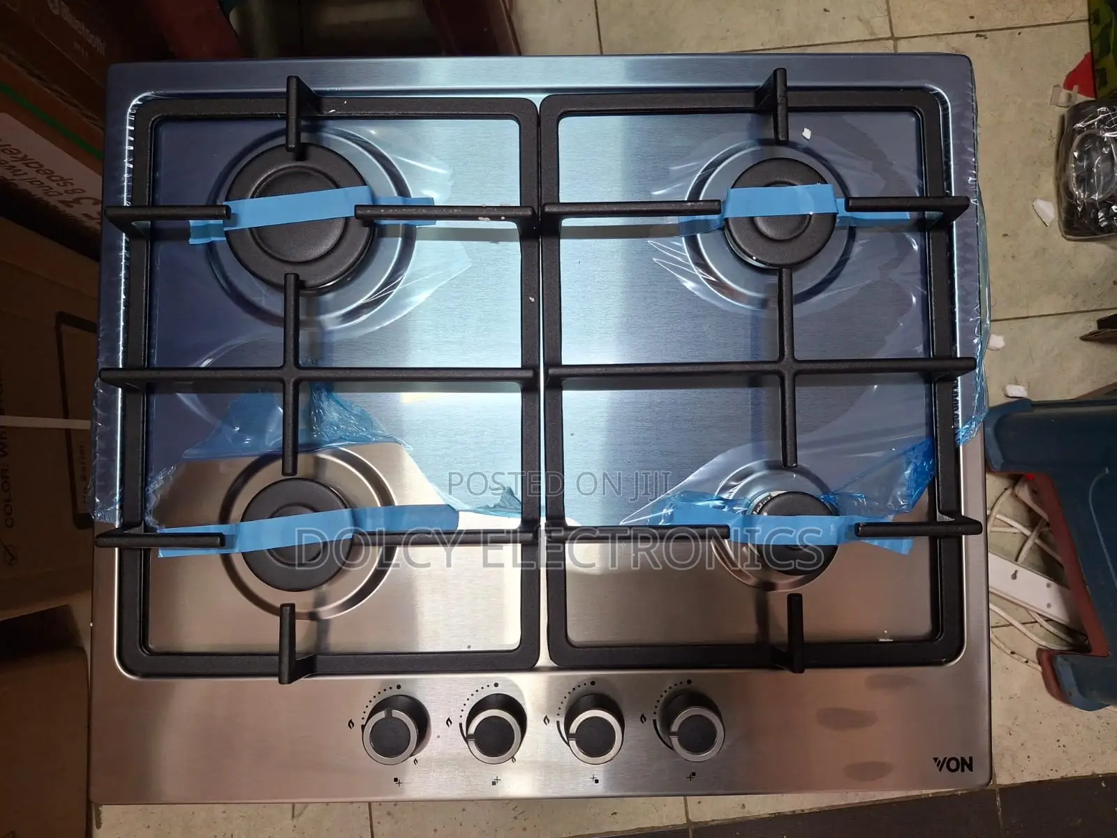 Von Vbbg6041nfx 4 Gas Hob - 60cm, Stainless
