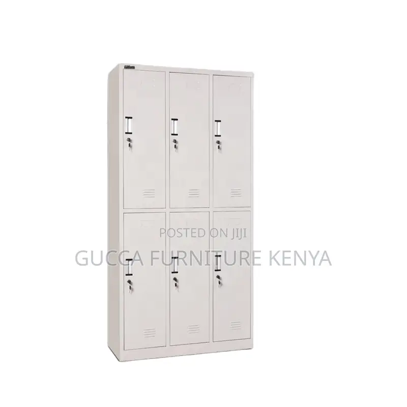 6-Locker Steel Home Office Storage Cabinet