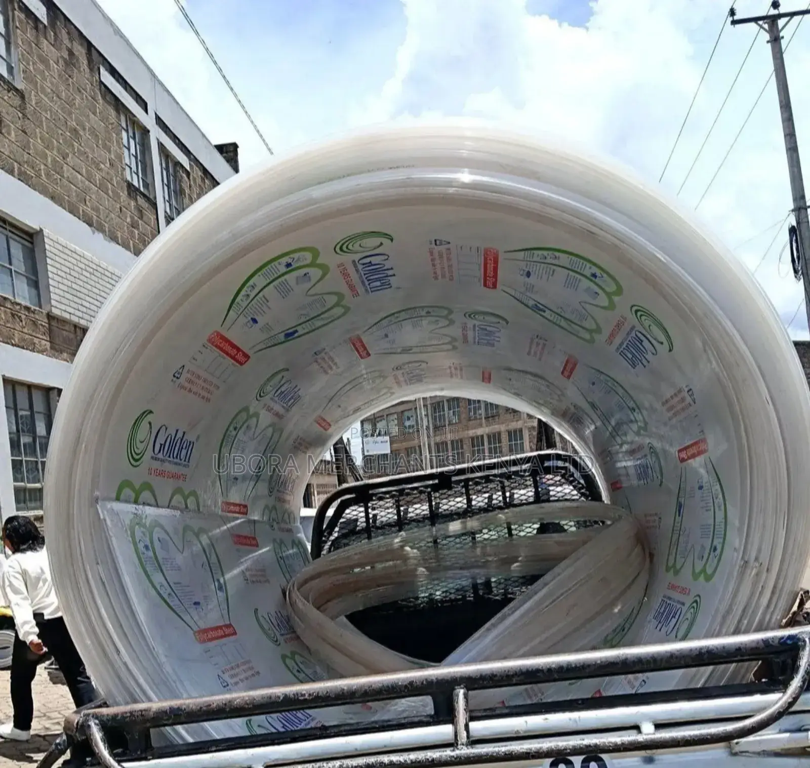 White Hollow Polycarbonate Sheets 8mm