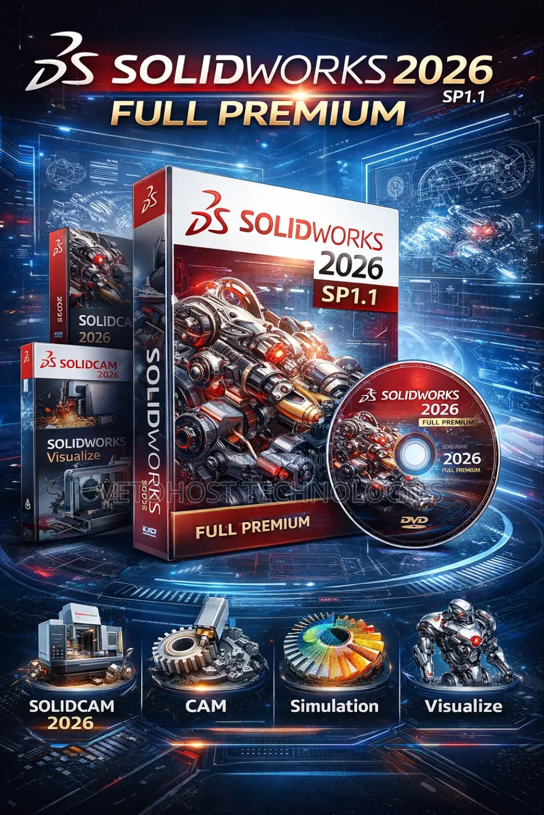 Solidworks 2026 Sp1.1 Full Premium + Full Bundle
