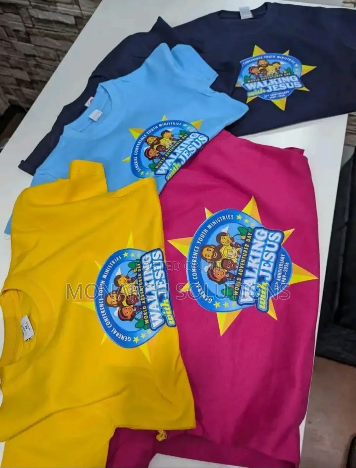 T Shirts, Round Neck . We Can Do Custom Print