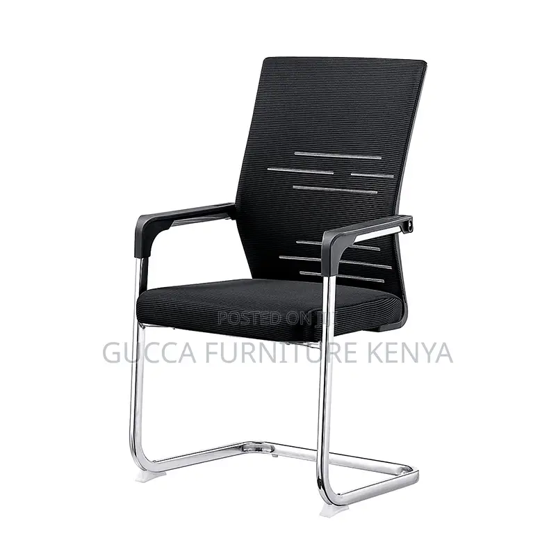 Mid-Back Mesh Conference Chair With Arms