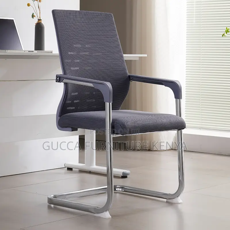 Mid-Back Mesh Conference Chair With Arms