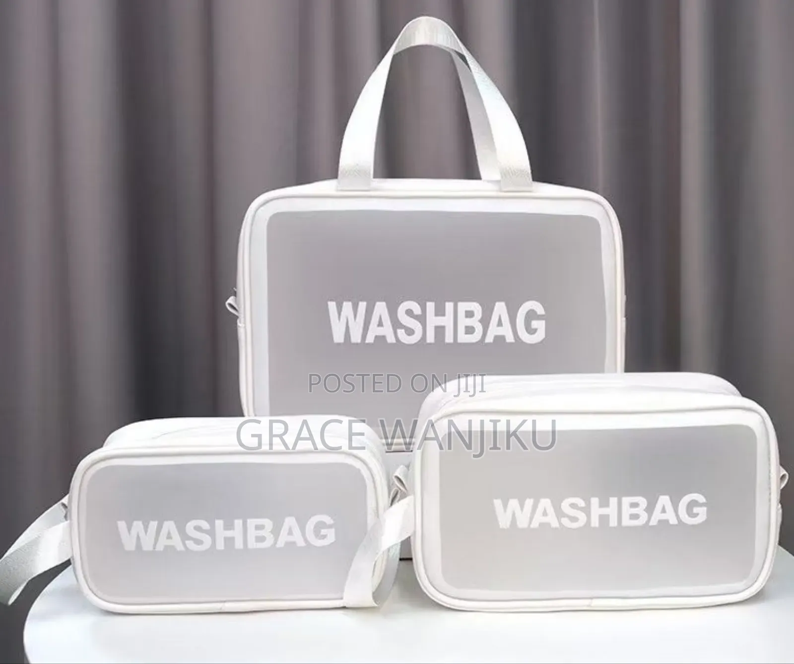 3pcs Waterproof Cosmetic/ Toiletry Portable /Wash Bag*