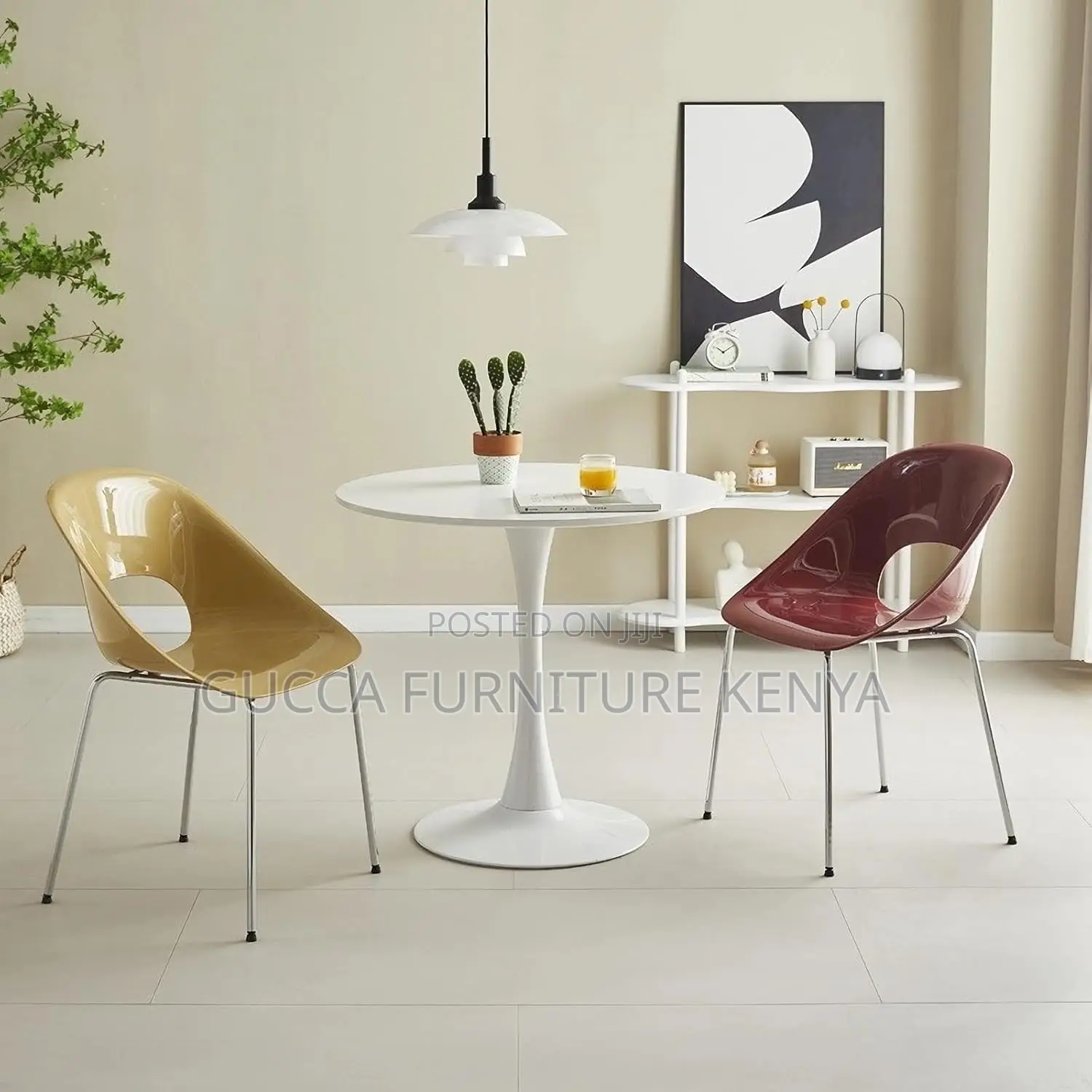 White Outdoor Dining Marble Table