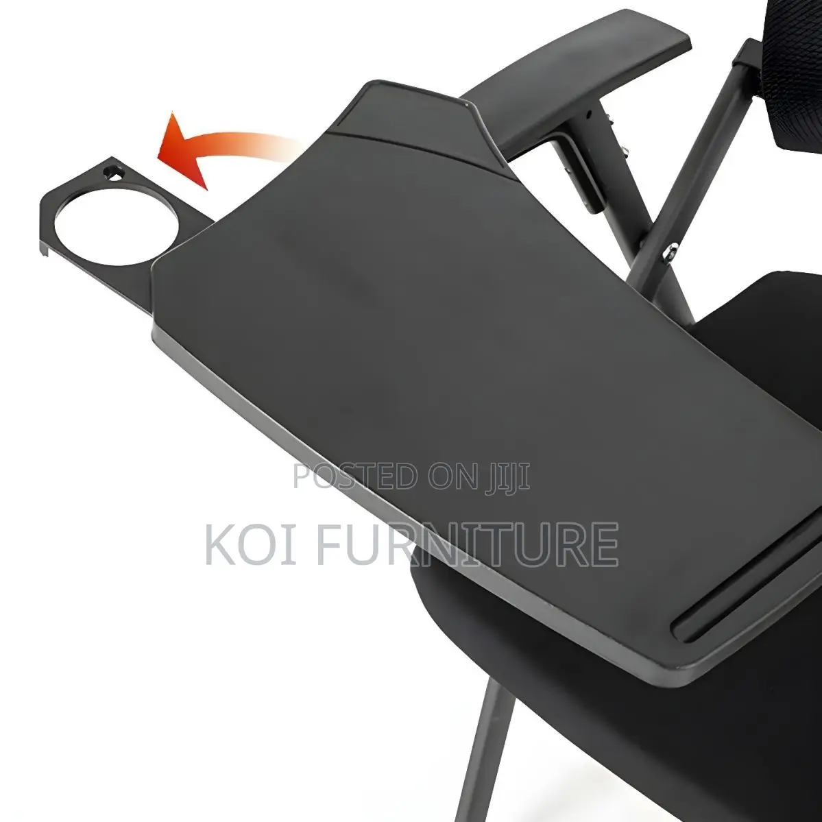 Office Chairs; Foldable School Chair With Writing Pad