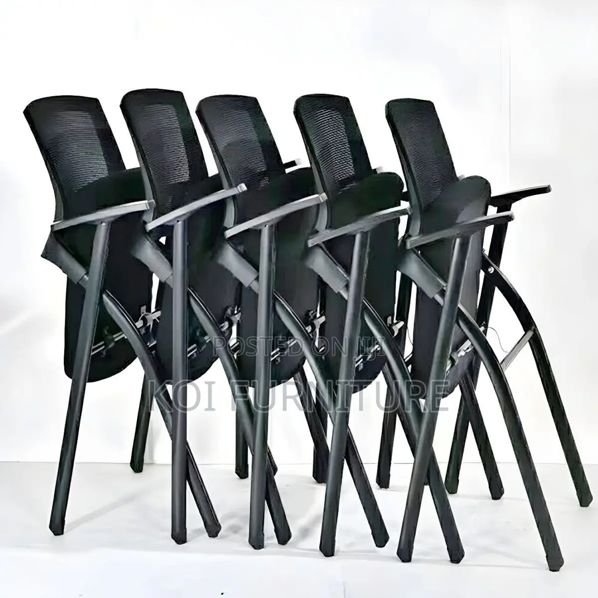 Office Chairs; Foldable School Chair With Writing Pad
