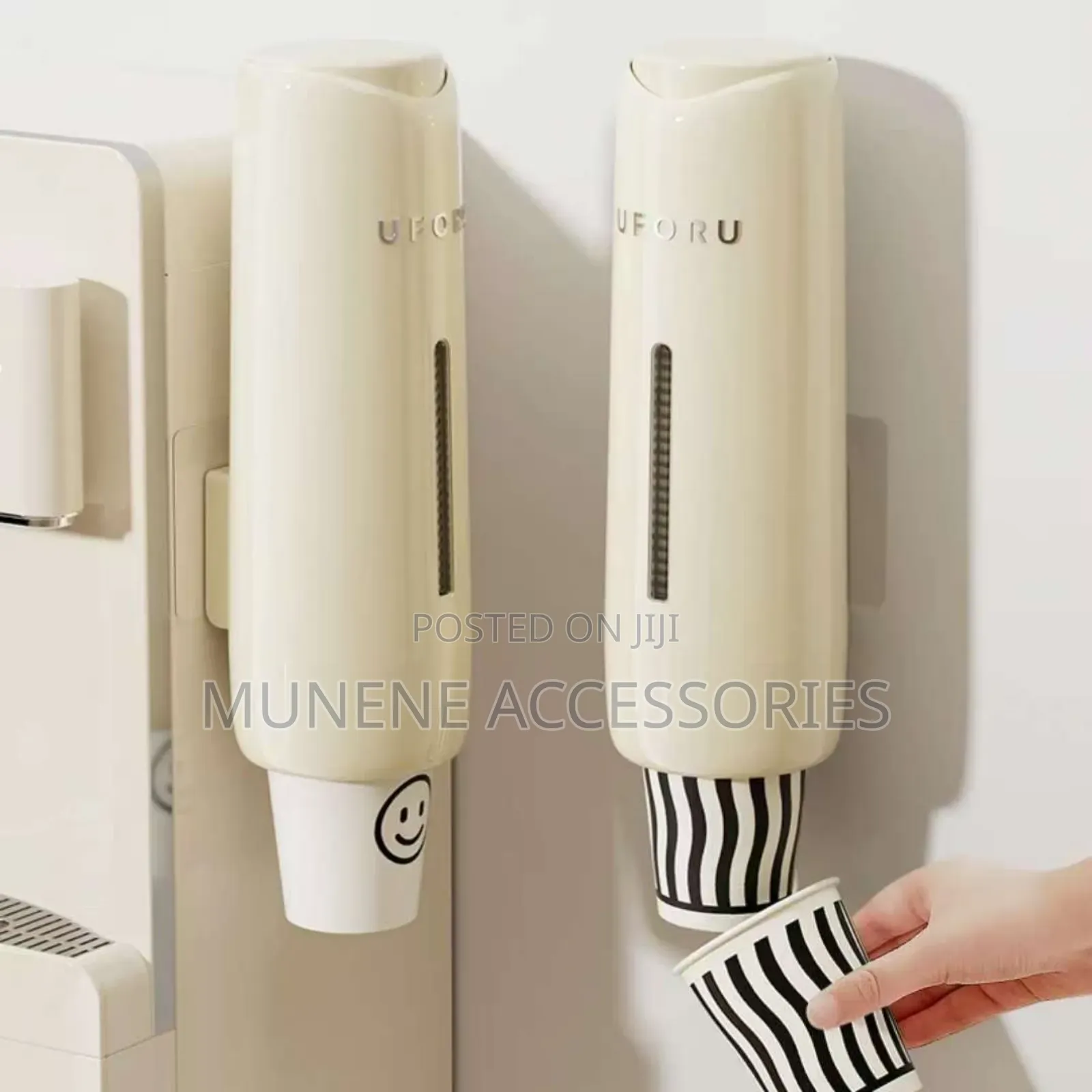 Space-Saving Wall-Mounted Cup Dispenser, Versatile Cup Organizer