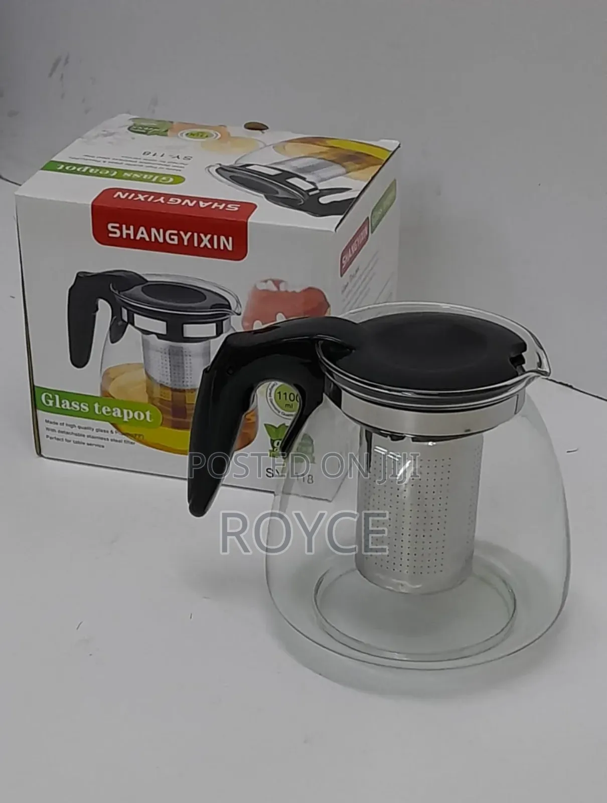 Borosilicate Glass Teapot With Infuser