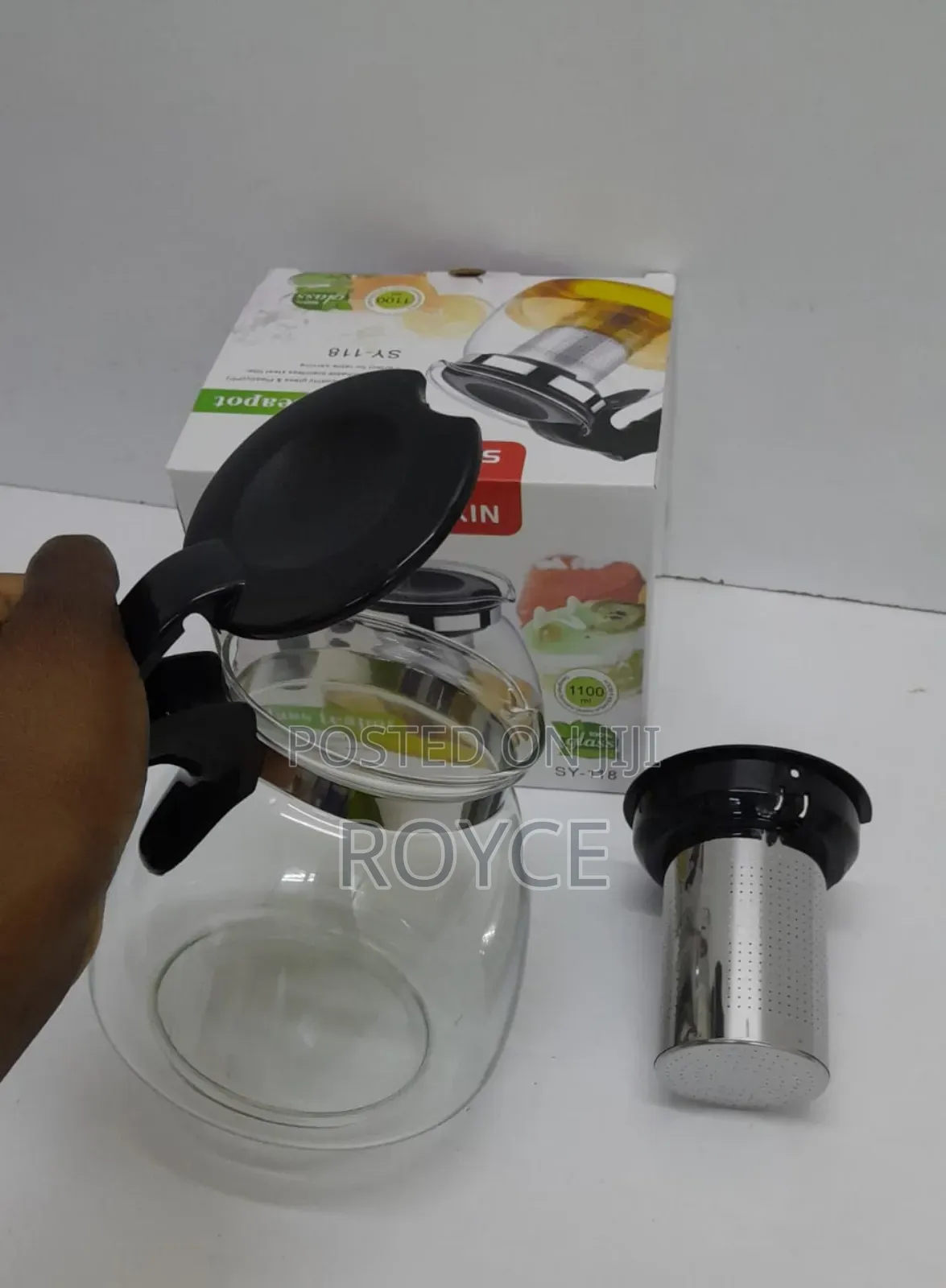 Borosilicate Glass Teapot With Infuser
