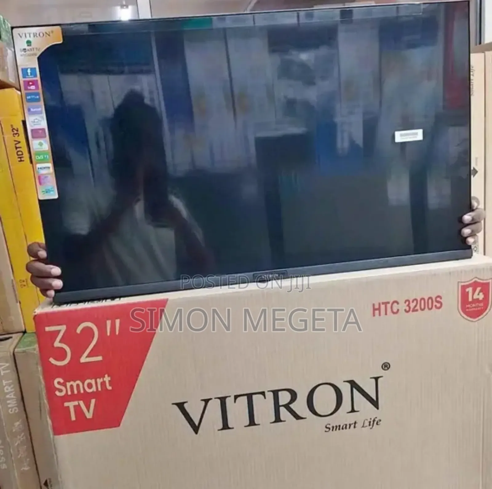 Vitron 32 Inch Tv Frameless Smart Tv Htc32/Bluetooth