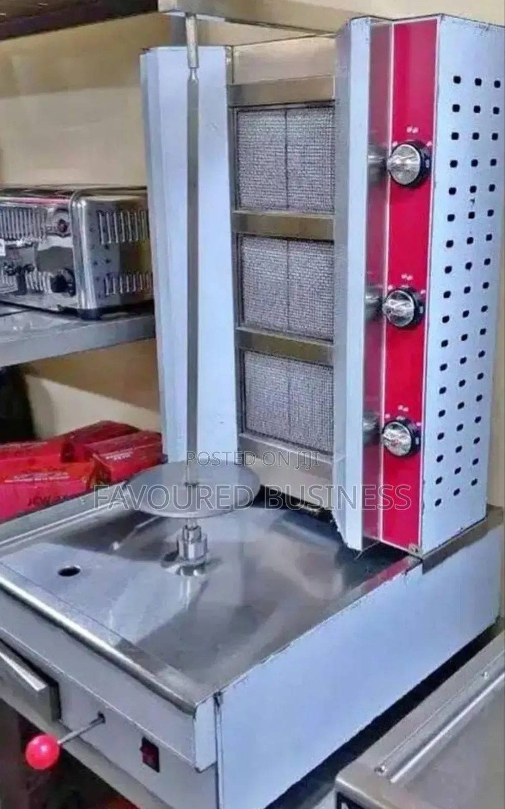 Gas Shawarma Machine 3/Burner for Fast Gridding