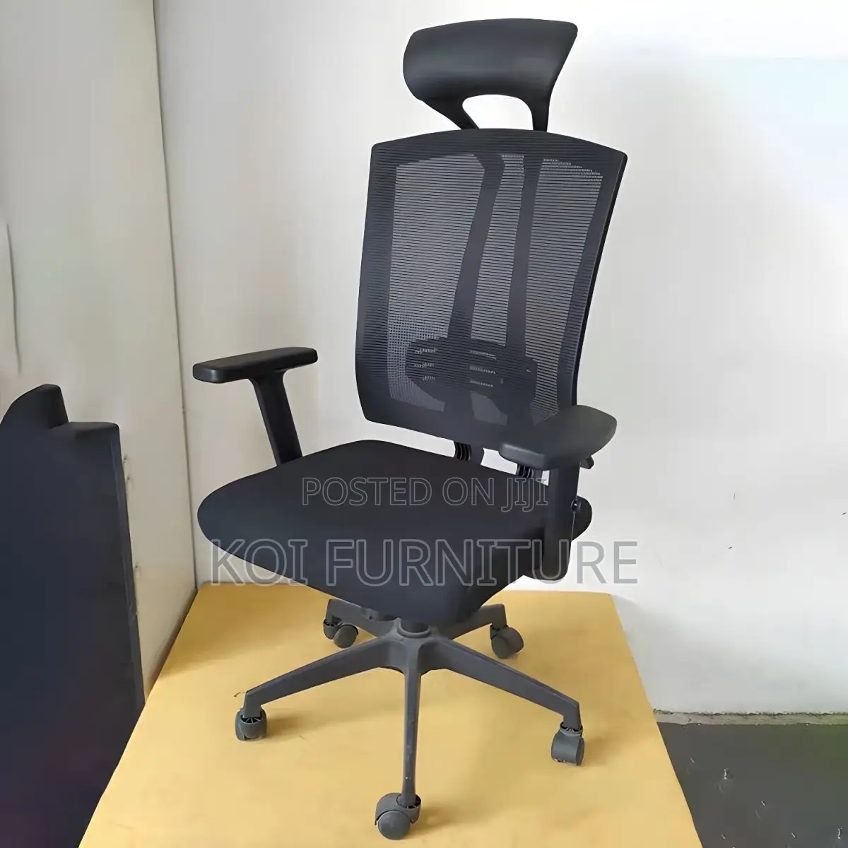 Office Chair: High Backrest Ergonomic Office Seat