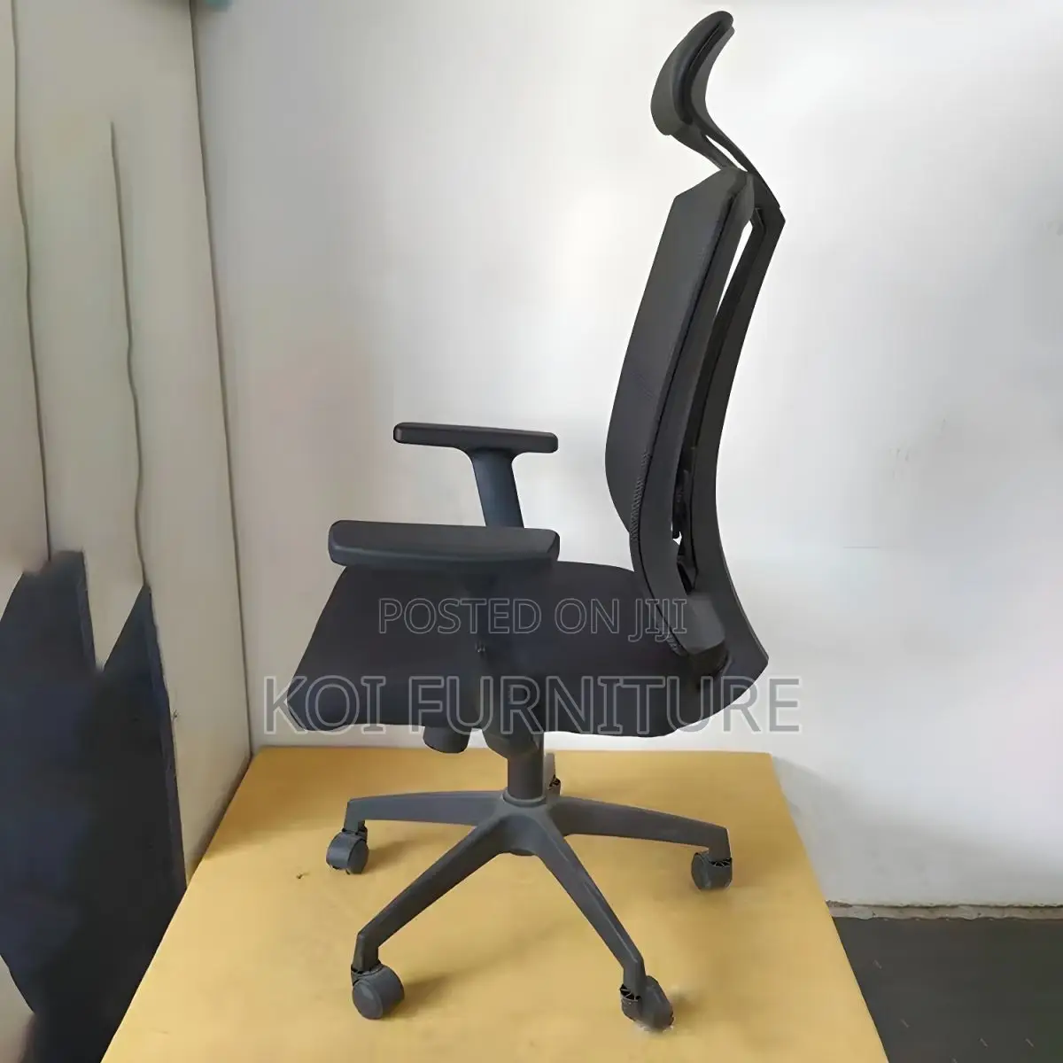 Office Chair: High Backrest Ergonomic Office Seat