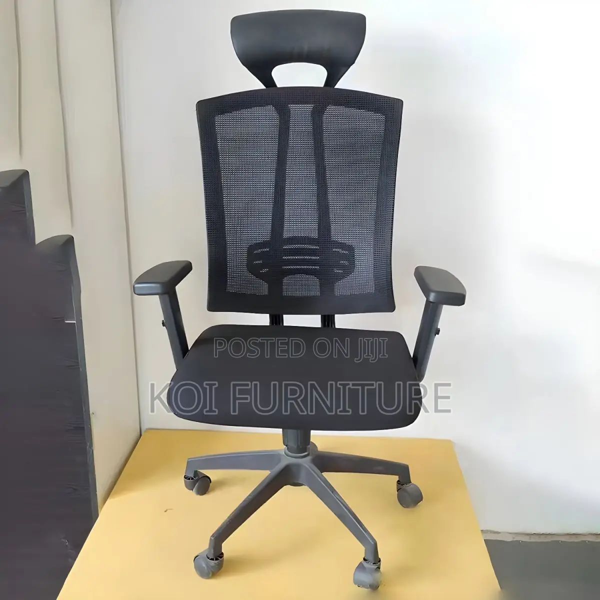 Office Chair: High Backrest Ergonomic Office Seat
