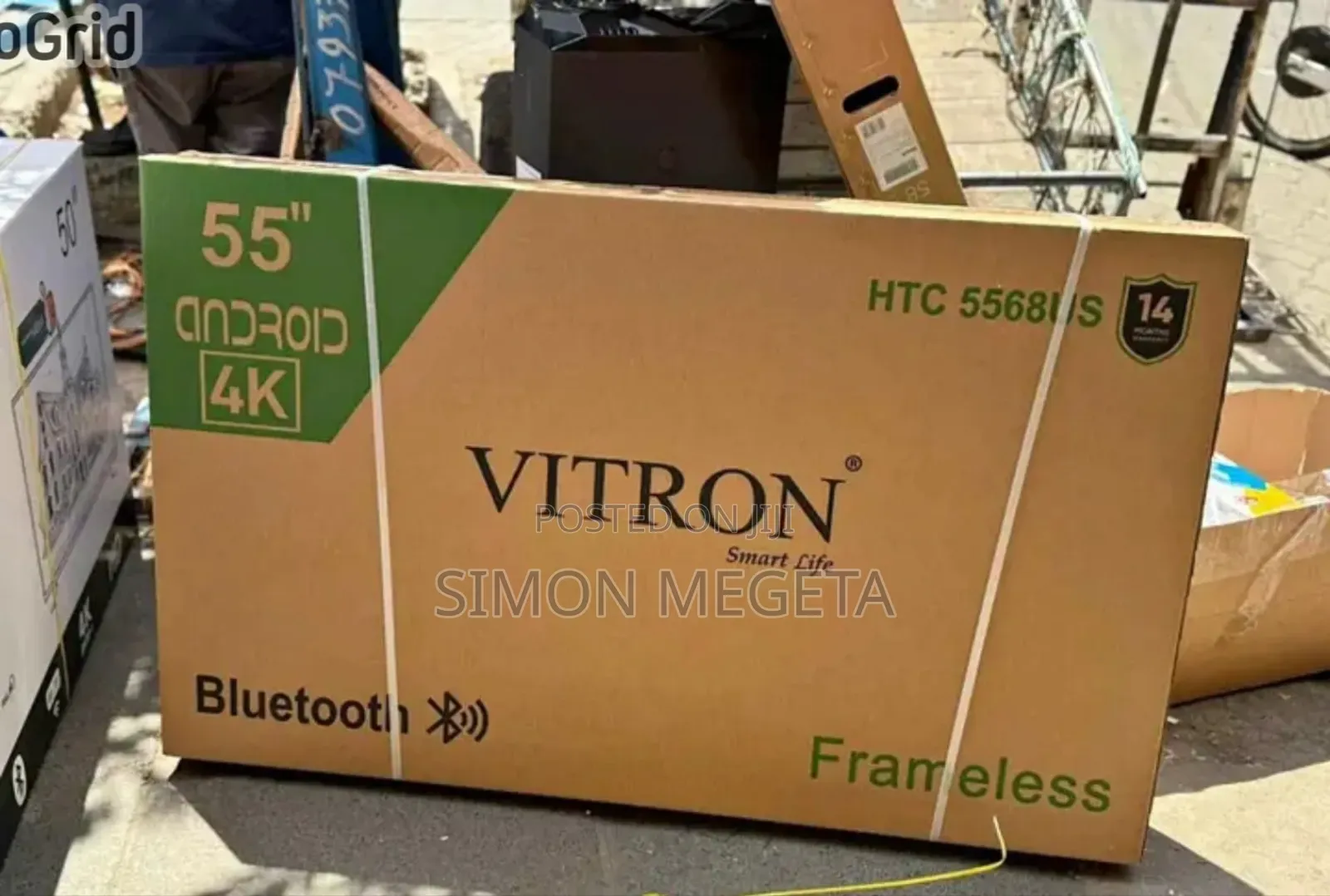 55 Inch Vitron Tv Smart Tv Htc5568v/Usb