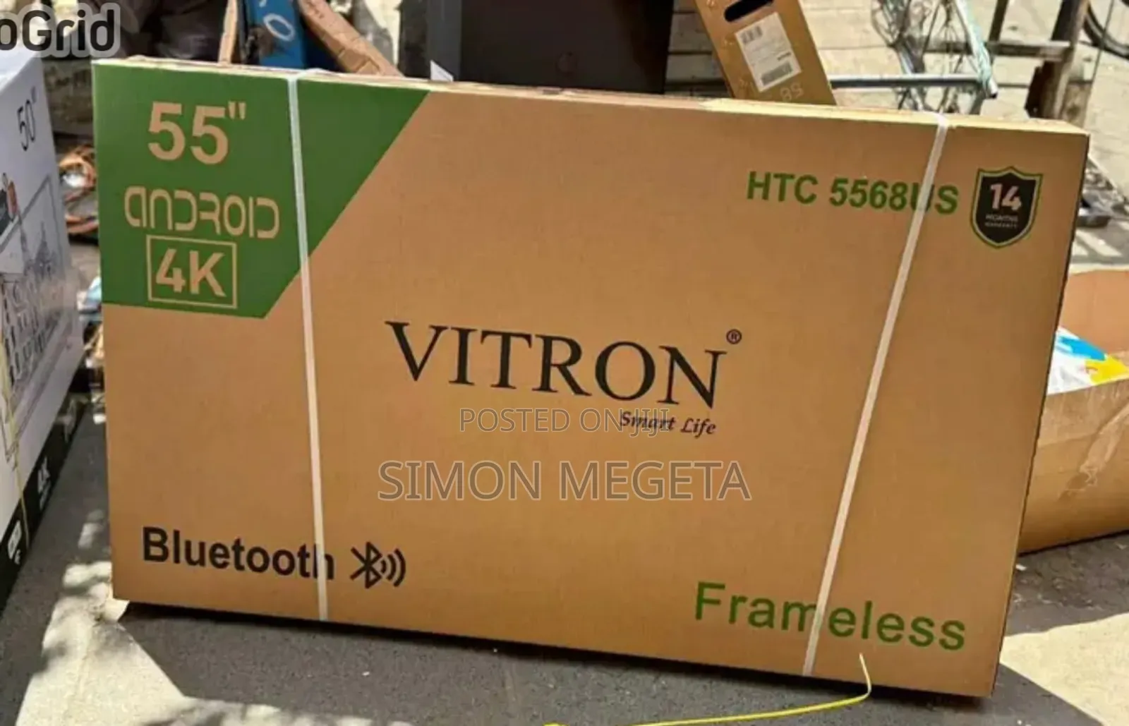 55 Inch Vitron Tv Smart Tv Htc5568v/Usb