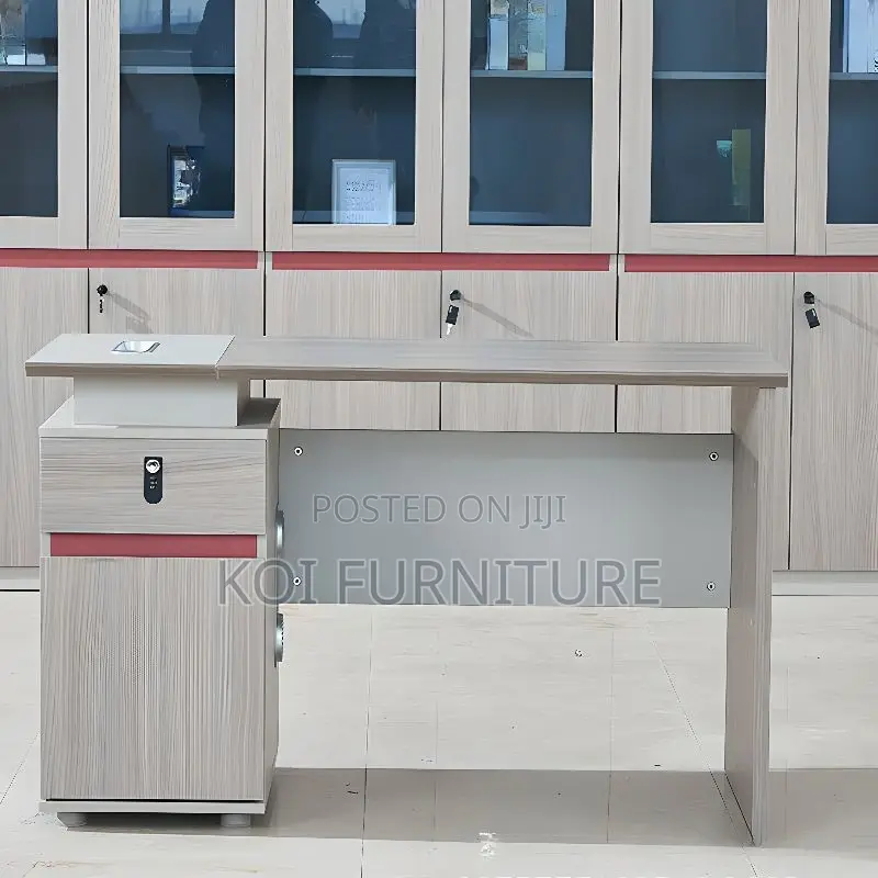 Office Desk; 1.2 Meter Secure Executive Desk With Drawers