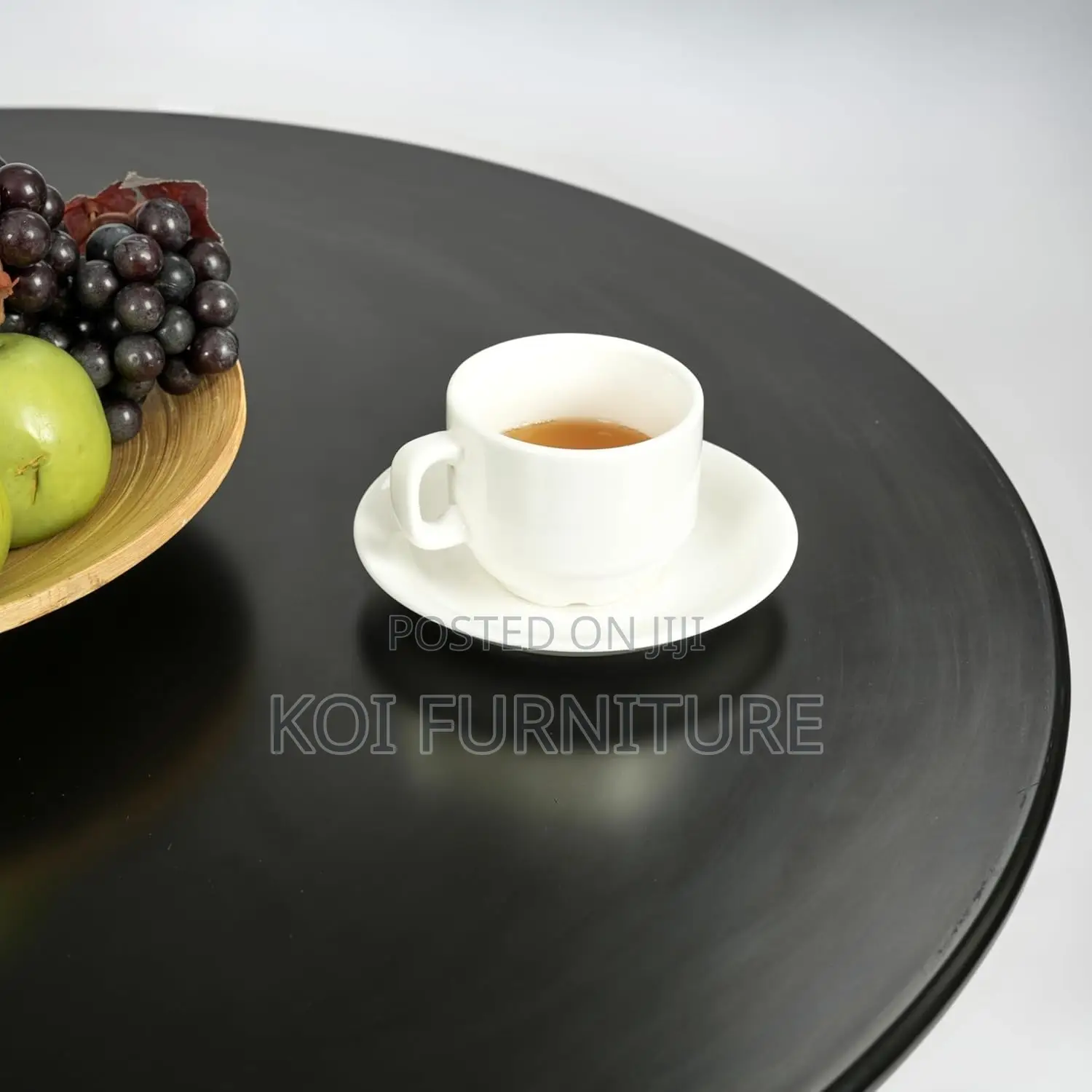 Coffee Table; Round Tulip Marble Home Office Liiving Room Coffee Table