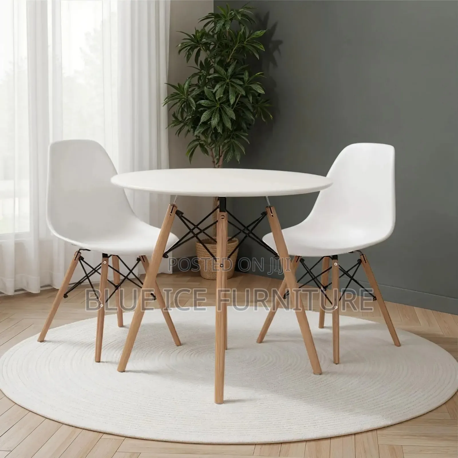 2 Seat Eames Table With Chair