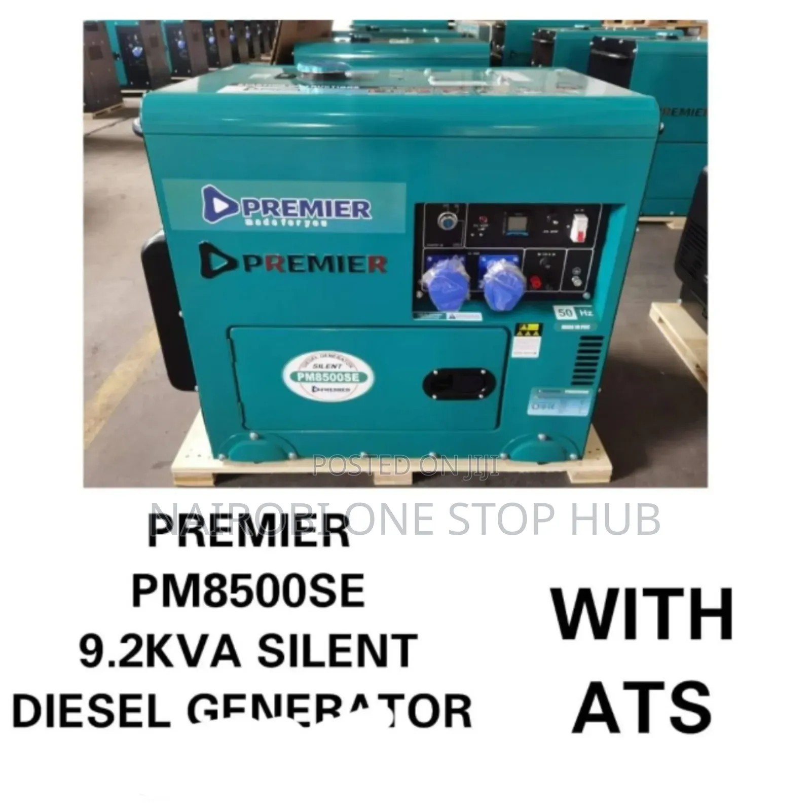 Premier Pm8500se 9.2kva Silent Diesel Generator