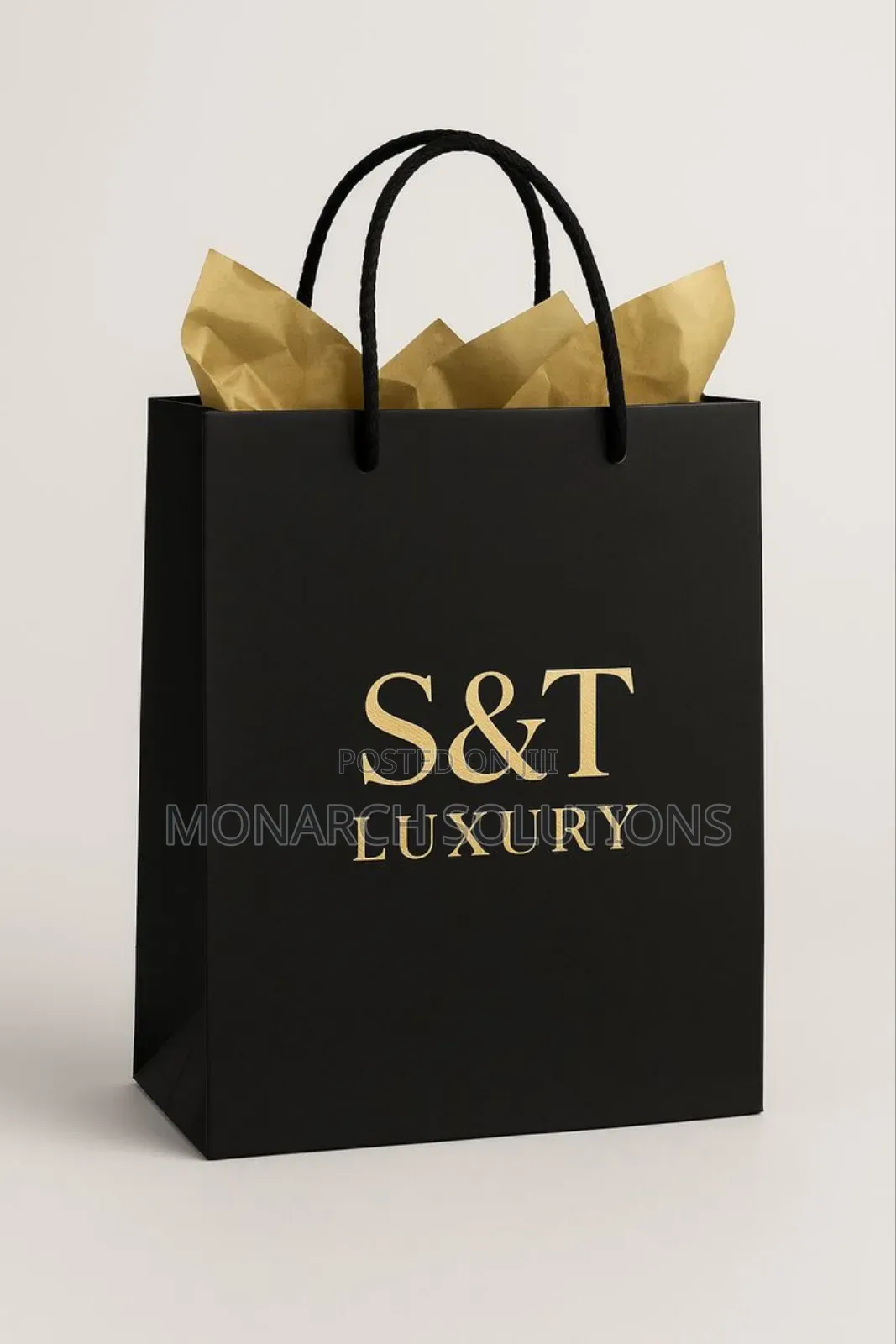 Black Gift Bags