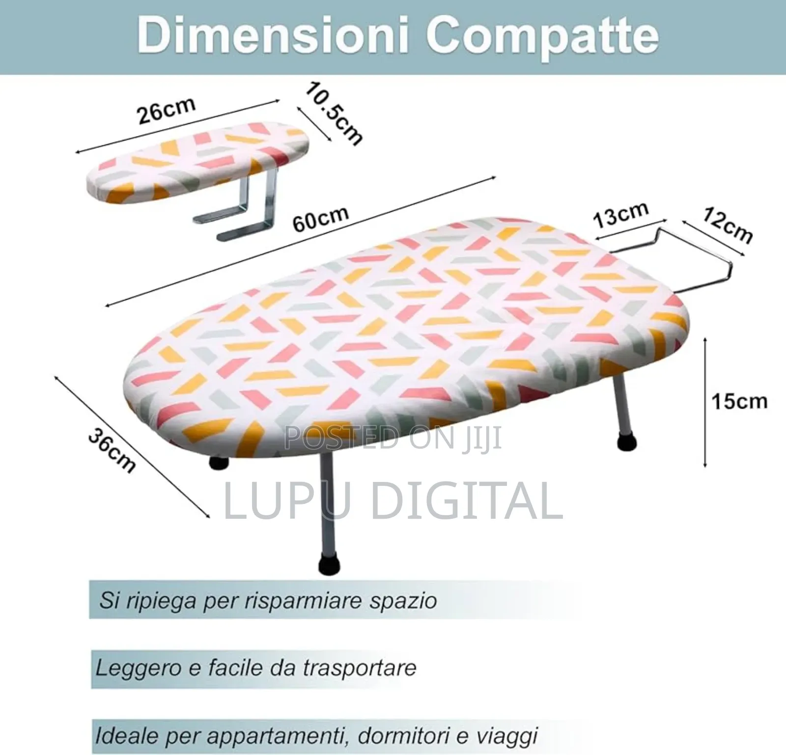 Easily Portable Foldable Mini Ironing Board