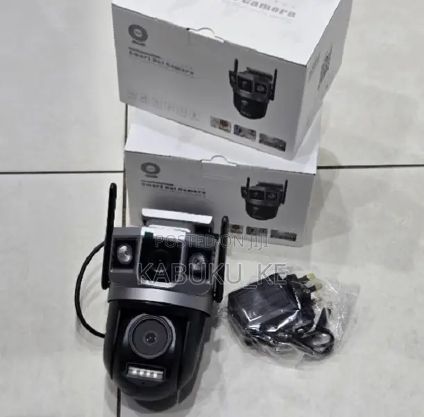 Wifi Dual Lens Ac Powered 4mp Wireless PTZ Camera