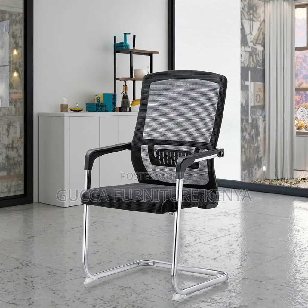Office Non-Swivel Mesh Conference Chair