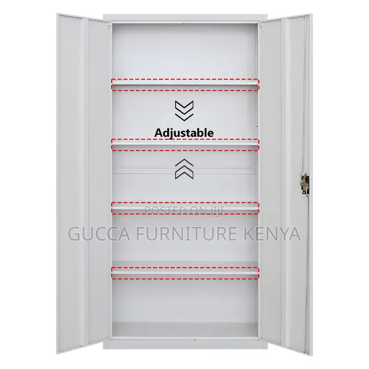 2-Swing Door Metallic File Storage Cabinet