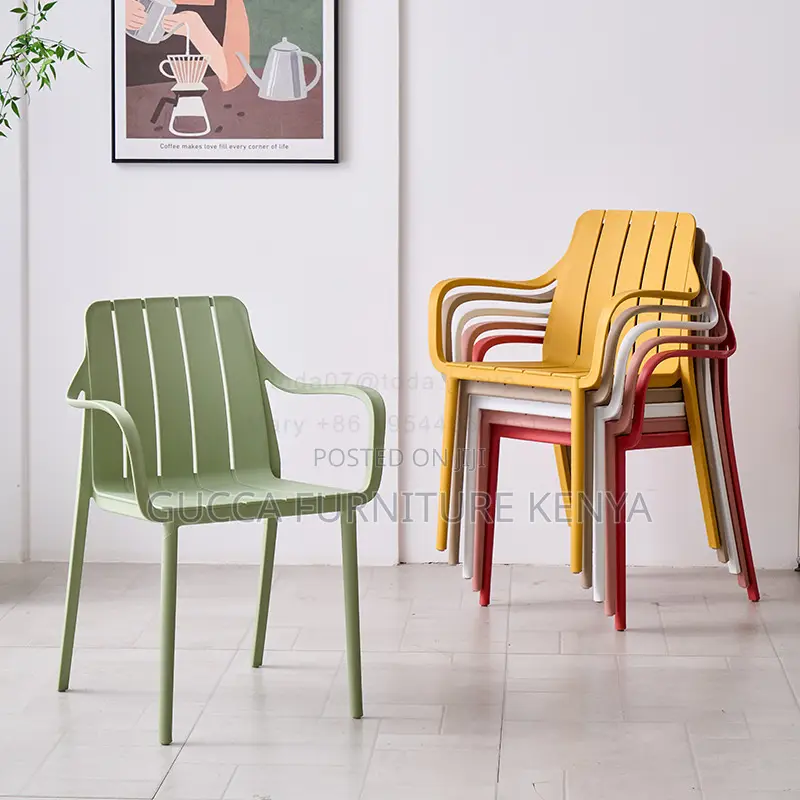 Home Office Plastic Stackable Garden Chair