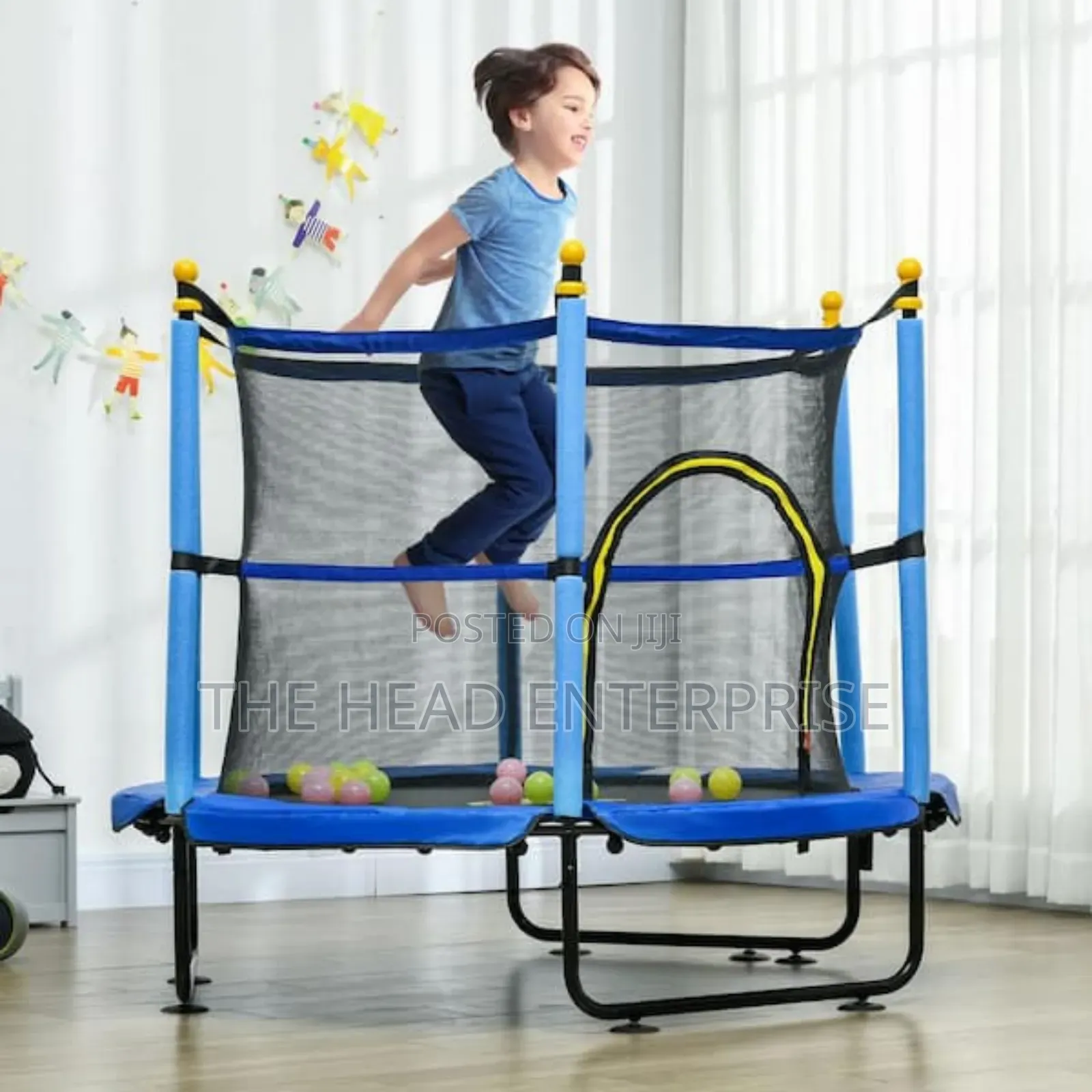 Kids Fun Time Trampoline 4ft Absolute Indoor